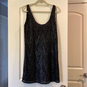 Black, sequin cocktail dress